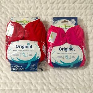2 NIP Bumgenius 5.0 Pocket diapers